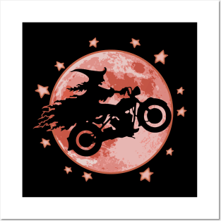 Witchy Biker Posters and Art